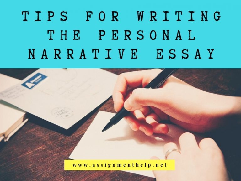 personal narrative essay assignment