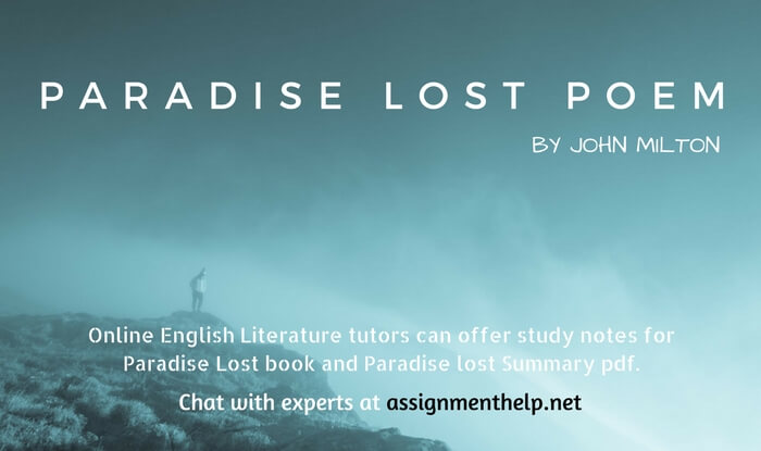Paradise Lost Poem by John Milton