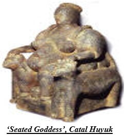 Seated Goddess, Catal Huyuk