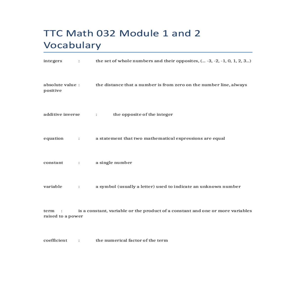 integers the set whole numbers and their opposites