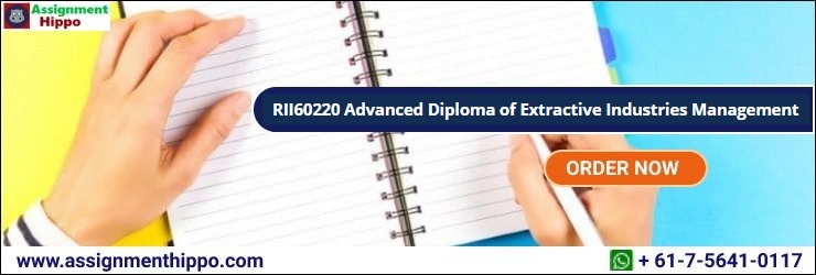 RII60220 Advanced Diploma of Extractive Industries Management